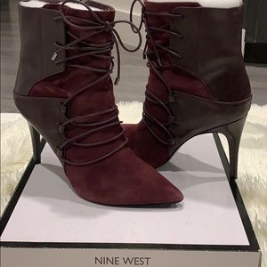 Beautiful Maroon Nine West Boots